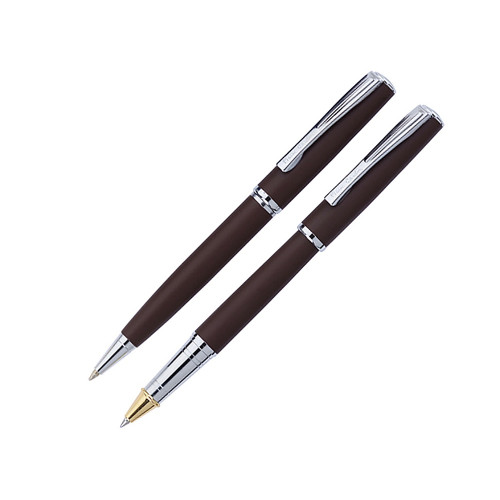 Набор Pierre Cardin PEN&PEN: ручка шариковая + роллер. Цвет - коричневый матовый. Упаковка Е. Набор Pierre Cardin PEN&PEN: ручка шариковая + роллер. Цвет - коричневый матовый. Упаковка Е.