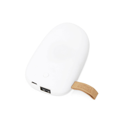 Внешний аккумулятор в форме камня Stone, 5200 mAh, белый (Р) Внешний аккумулятор в форме камня Stone, 5200 mAh, белый (Р)