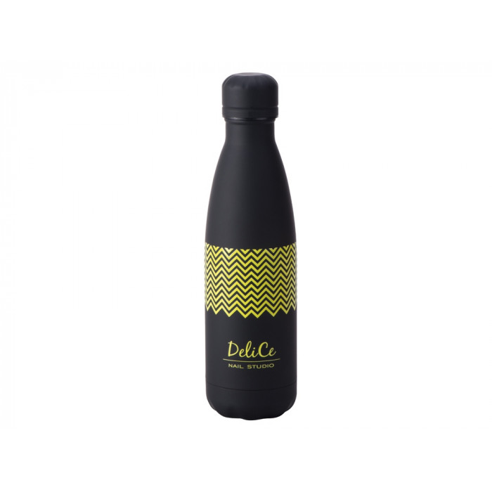 Вакуумная термобутылка Vacuum bottle C1, soft touch, 500 мл, черный, с УФ печатью