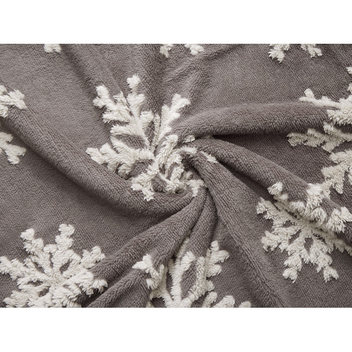 Плед Snowflake новогодний