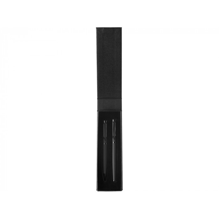 Подарочный набор из 2-х ручек Black Lama soft-touch, черный
