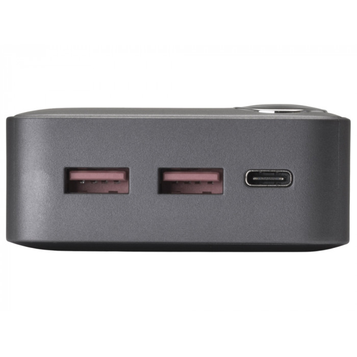Внешний аккумулятор Mild Pro c быстрой зарядкой QC/PD, 20 000 mAh, серый (Р)