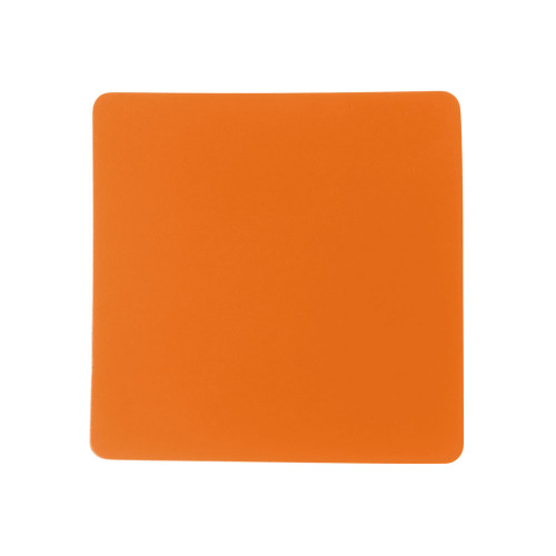 ПАТЧ КВАДРАТ soft-touch (оранжевый ) 5,5 х 5,5 см