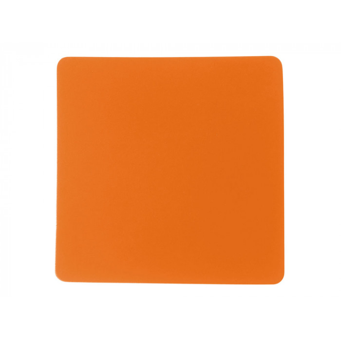 ПАТЧ КВАДРАТ soft-touch (оранжевый ) 5,5 х 5,5 см
