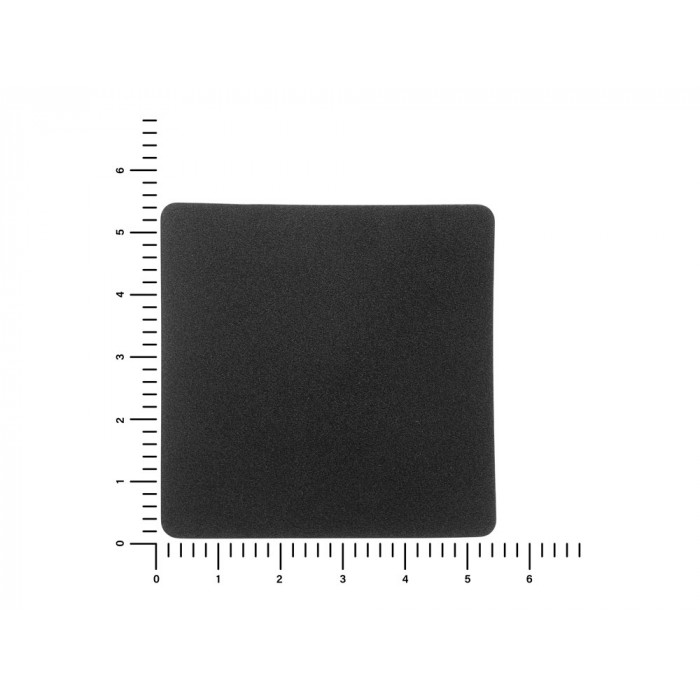 ПАТЧ КВАДРАТ nubuk (чёрный) 5,5 х 5,5 см