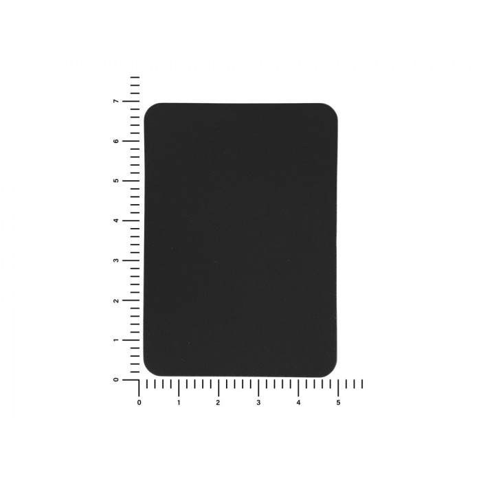 ПАТЧ ПРЯМОУГОЛНЫЙ nubuk (чёрный) 5,0 х 7,0 см