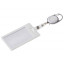 Бейдж с рулеткой-карабин Favor, белый