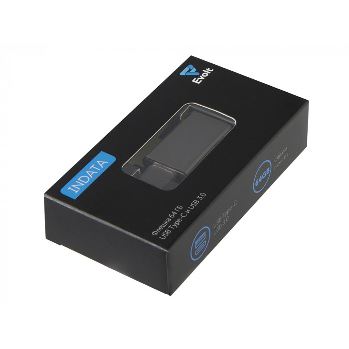 Флешка 64 ГБ USB Type-C 3.0 Индата