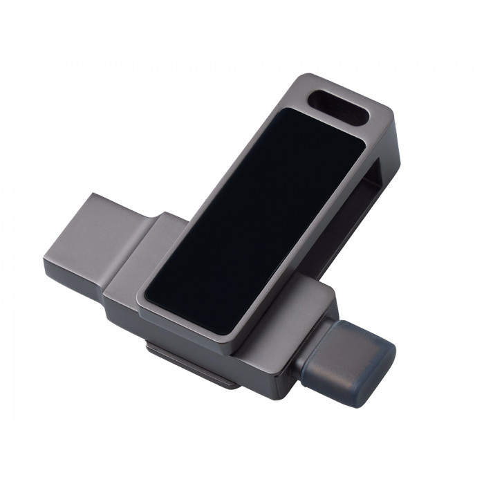 Флешка 32 ГБ USB Type-C и USB 3.0 с подсветкой лого Спинлайт
