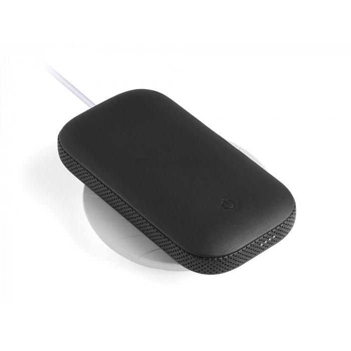 Внешний аккумулятор с беспроводной колонкой Powersound, черный