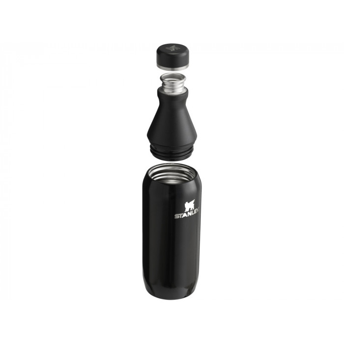 Бутылка для воды Stanley All Day Slim объемом 350 мл - черный глянцевый