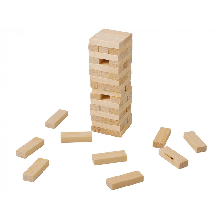 Настольная игра из дерева Башня в деревянной коробке
