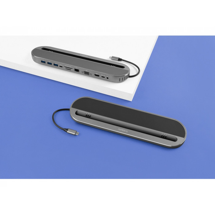 Хаб USB Rombica Type-C Falcon Black (Р)