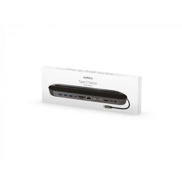 Хаб USB Rombica Type-C Falcon Black (Р)