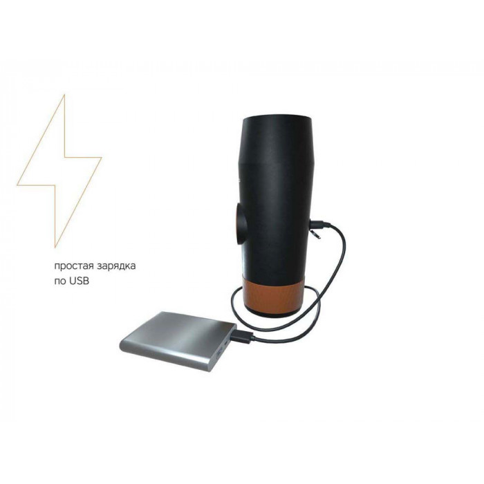Портативная кофемашина Rombica Barista CTG-1 с логотипом Rombica (Р)