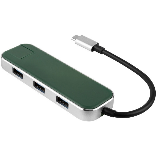 Хаб USB Rombica Type-C Chronos Green (Р) Хаб USB Rombica Type-C Chronos Green (Р)
