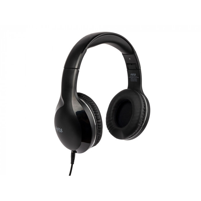 HIPER Наушники накладные WIRED CASUAL BLACK HTW-OV1 (Р)