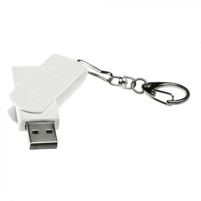 Флешка USB 3.0 Варуна на 16 ГБ, крапчатый белый