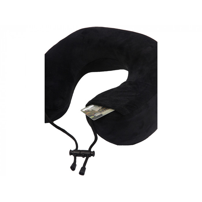 Подушка для путешествий с эффектом памяти Мемо Bluewinder Black
