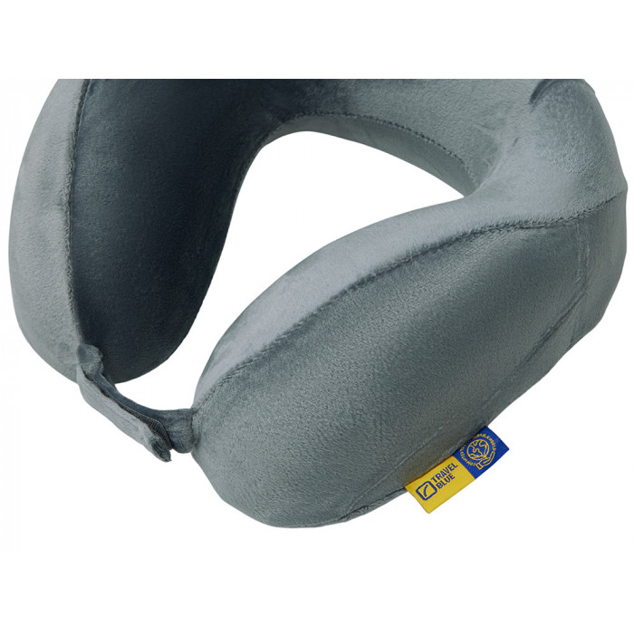 Подушка для путешествий с эффектом памяти Travel Blue Tranquility Pillow, увеличенная (212), цвет серый