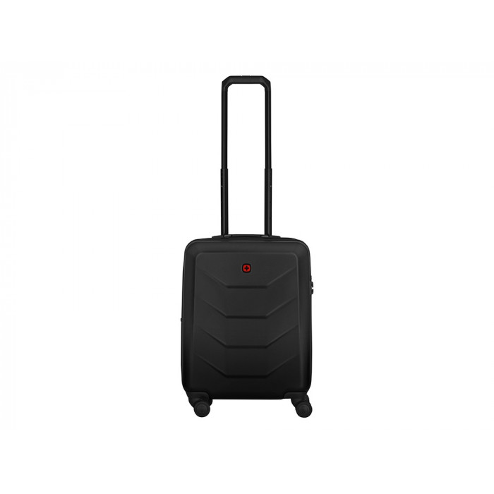 Чемодан WENGER Prymo, чёрный, малый, 40х55х20 см, 36 л, ABS+PC