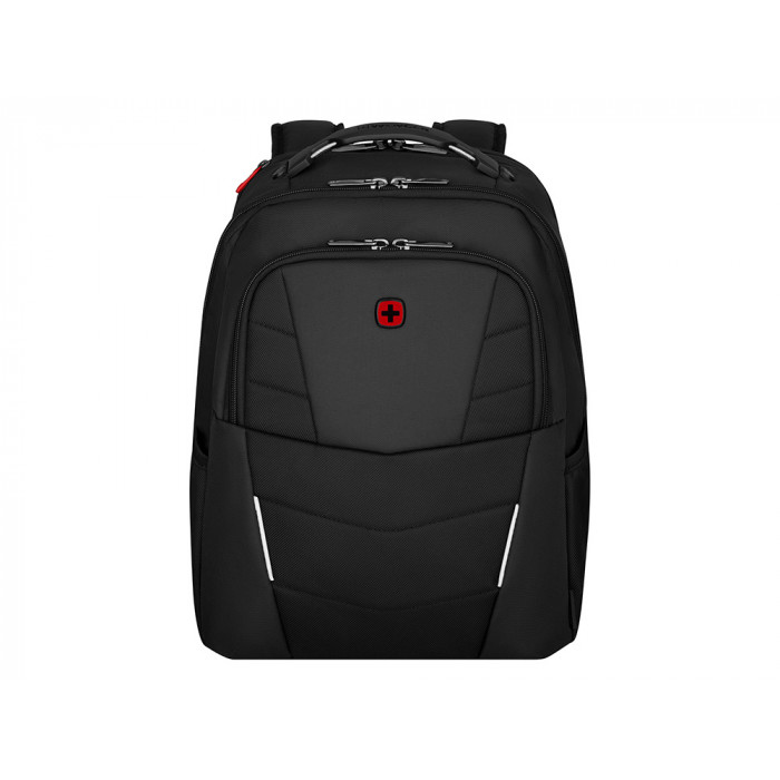 Рюкзак WENGER ALTAIR 15.6, черный, переработанный ПЭТ/Полиэстер, 32х21х44 см, 22 л.