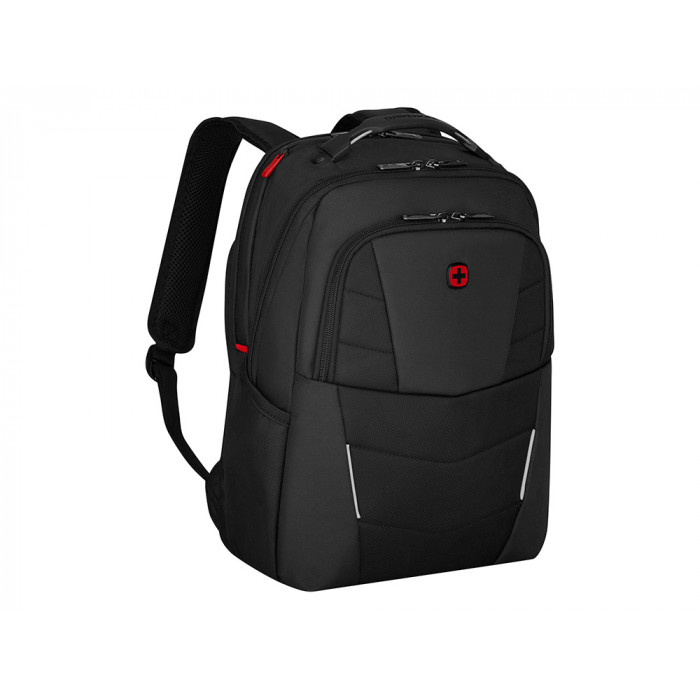 Рюкзак WENGER ALTAIR 15.6, черный, переработанный ПЭТ/Полиэстер, 32х21х44 см, 22 л.