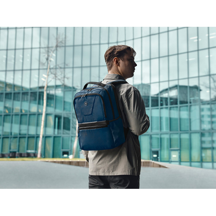 Рюкзак WENGER XE Resist 16, синий, переработанный ПЭТ/Полиэстер, 30х20х44 см, 23 л.