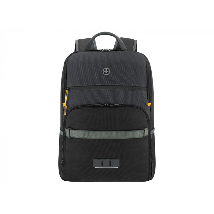 Рюкзак WENGER Move 16, чёрный, переработанный ПЭТ, 33 x 19 x 44 см, 22 л