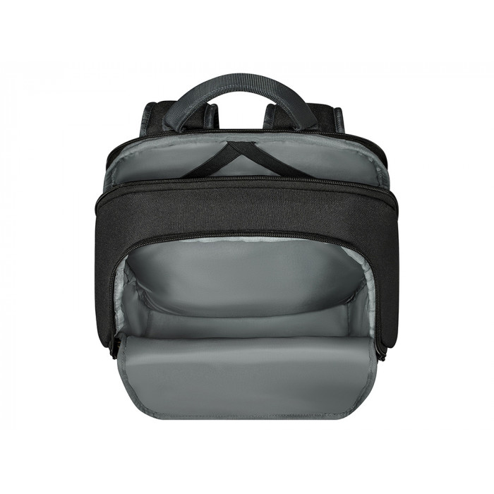 Рюкзак WENGER Move 16, чёрный, переработанный ПЭТ, 33 x 19 x 44 см, 22 л