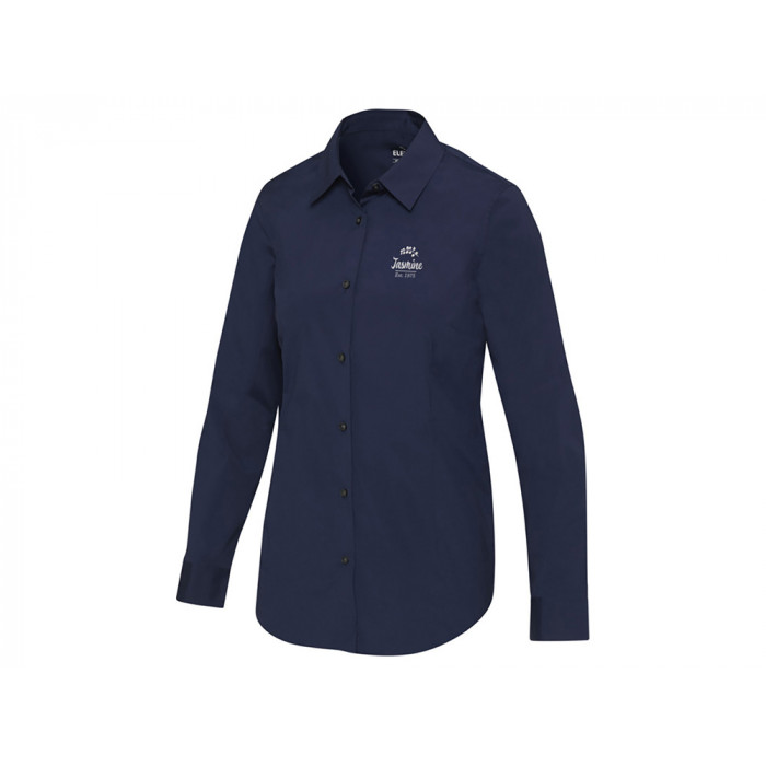 Carnelian женская рубашка из поплина - Navy Blue