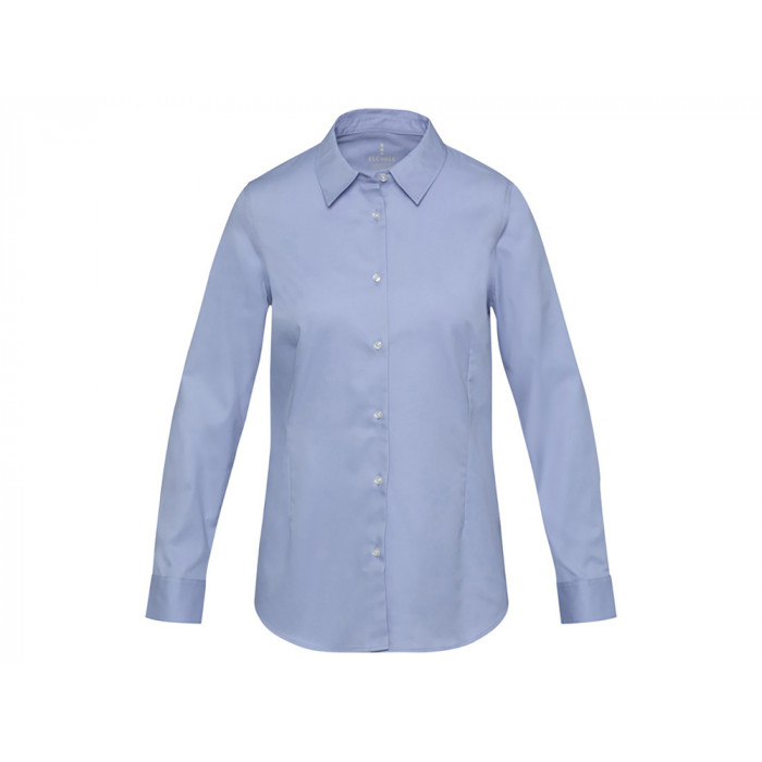 Citrine женская рубашка из твила - Голубой