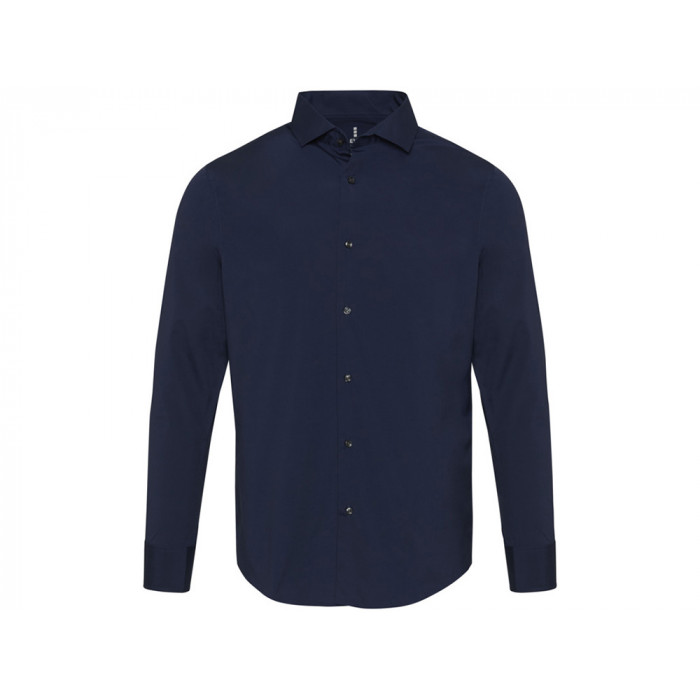Carnelian мужская рубашка из поплина - Navy Blue