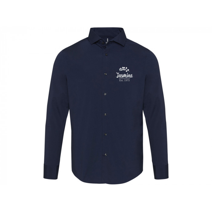 Carnelian мужская рубашка из поплина - Navy Blue