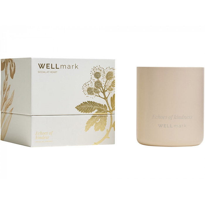 Ароматическая свеча Wellmark Echoes of Kindness- Ecru бежевый