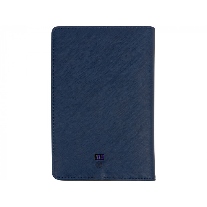 Органайзер с функцией беспроводной зарядки Manner, 5000 mah, темно-синий (Р)