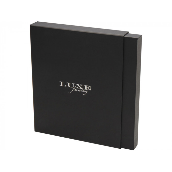 Набор Legato Elegance из блокнота формата А5 в твердой обложке и ручки-роллера, белый/черный