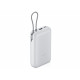 Внешний аккумулятор с встроенным кабелем Xiaomi Power Bank 20000mAh (Integrated Cable) GL Light Gray Внешний аккумулятор с встроенным кабелем Xiaomi Power Bank 20000mAh (Integrated Cable) GL Light Gray