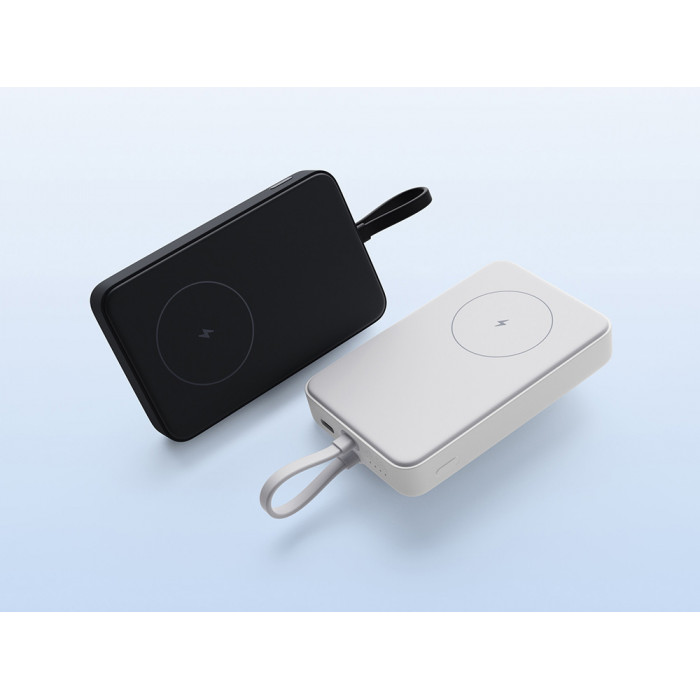 Внешний аккумулятор с кабелем Xiaomi 33W Magnetic Power Bank 10000mAh (Integrated Cable) Gray