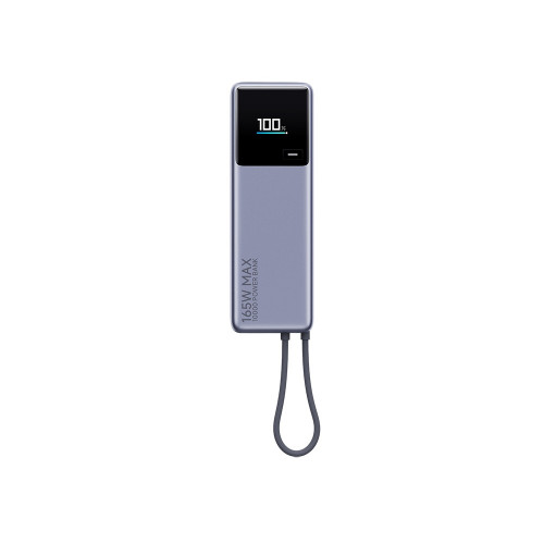 Внешний аккумулятор со встроенным кабелем Xiaomi 165W Power Bank 10000mAh (Integrated Cable) GL Внешний аккумулятор со встроенным кабелем Xiaomi 165W Power Bank 10000mAh (Integrated Cable) GL