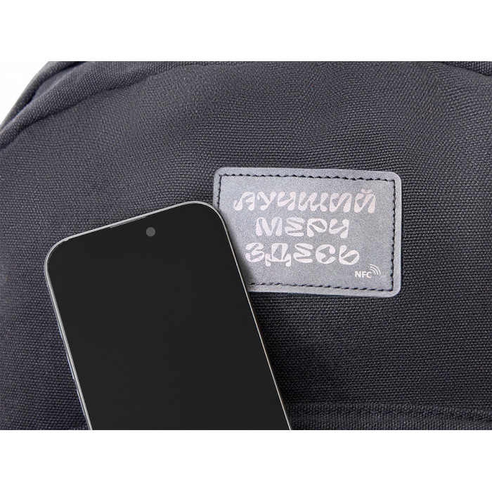 Рюкзак Shammy для ноутбука 15, черный, NFC патч