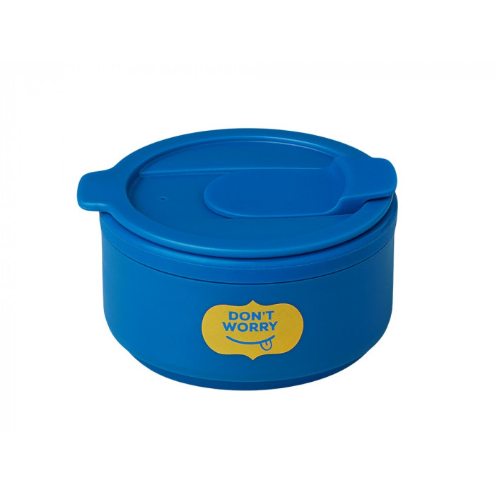 Силиконовый складной стакан GoCup, синий индиго, тампопечать
