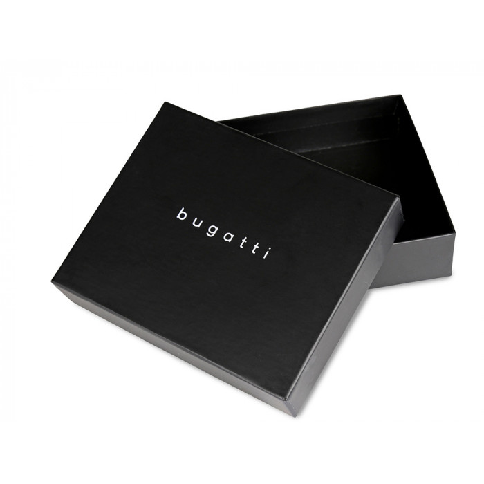 Портмоне для кредитных карт BUGATTI НЕАПОЛЬ | NEAPLES, с защитой данных RFID, коричневое, натуральная воловья кожа, 11,5х0,5х9 см