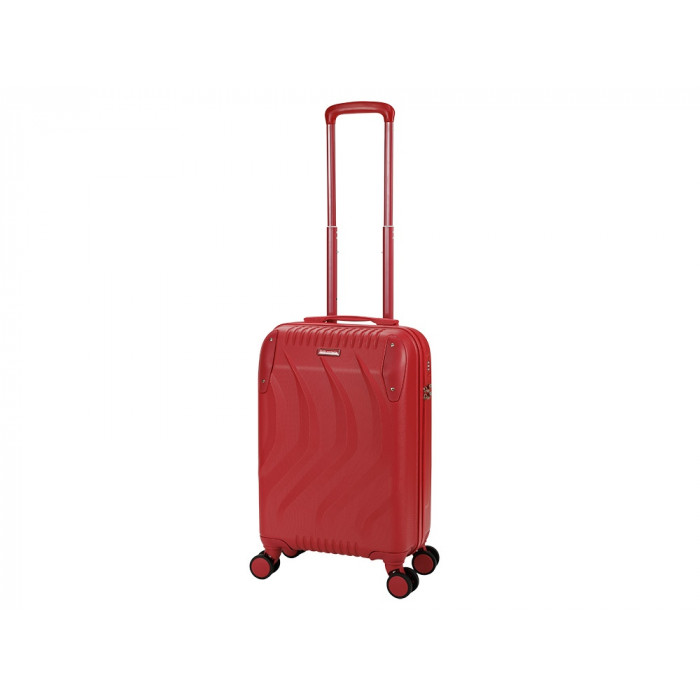 Чемодан TORBER В Отпуск, красный, ABS-пластик, 37 х 25 х 56,5 см, 36 л, 2,5 кг