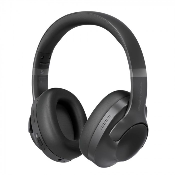 Беспроводные накладные наушники Stereo Ultra ANC, BT 5.4, ANC/ENC, 500мАч, черный, Deppa