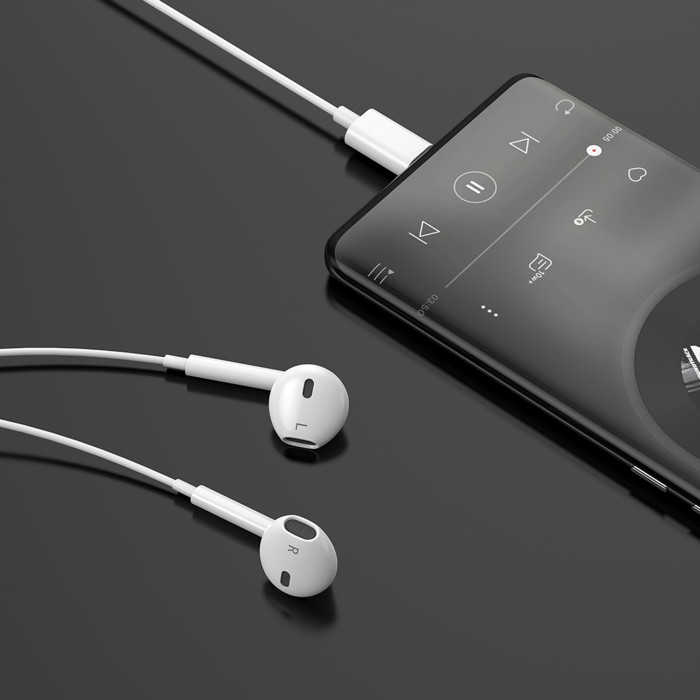 Стереогарнитура Stereo Air Type-C, белый, Deppa