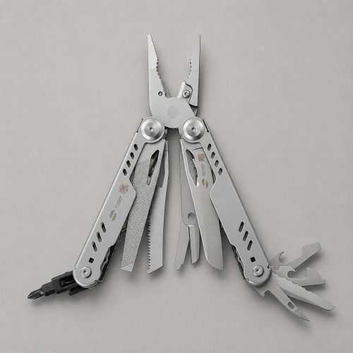 Мультитул Stinger, 110 х 27 мм, 23 функции, сталь, серебристый, в картонной коробке, в комплекте нейлоновый чехол Мультитул Stinger, 110 х 27 мм, 23 функции, сталь, серебристый, в картонной коробке, в комплекте нейлоновый чехол