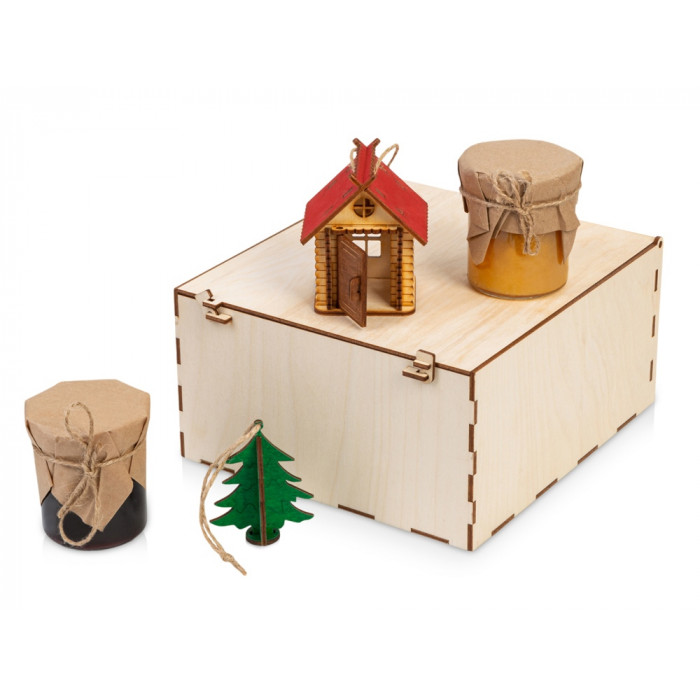 Подарочный набор Decoration Deluxe 2.0 с двумя видами варенья, натуральный