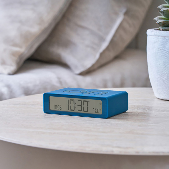 Часы настольные Flip Mini, темно-бирюзовый