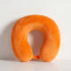 Подушка Basic из микрофибры с эффектом памяти U-shape, оранжевый Подушка Basic из микрофибры с эффектом памяти U-shape, оранжевый